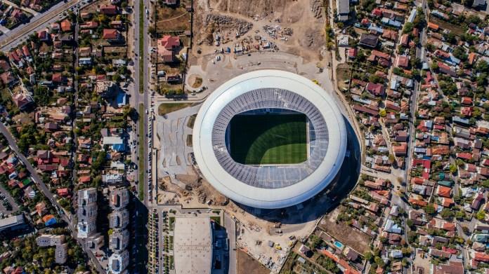 Stadionul „Ion Oblemenco“ din Craiova, construit în timp record de CON-A