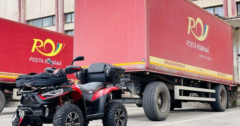 Poșta Română va livra coletele și cu ATV-ul: pentru ce județe au fost făcute achiziții